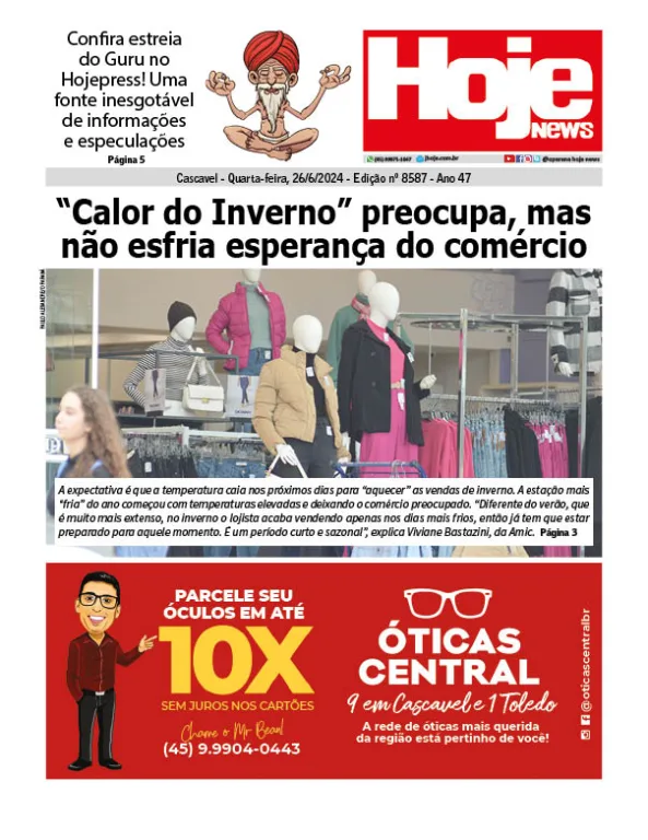 Hoje News | Edição 04/07/2024 Hoje News | Edição 04/07/2024