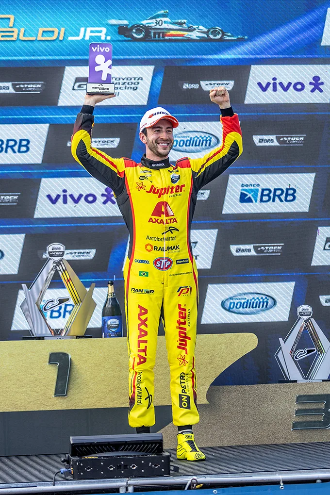 Atual campeão da Stock Car, o paranaense Gabriel Casagrande retorna ao circuito goiano animado pelo bom desempenho na abertura da temporada