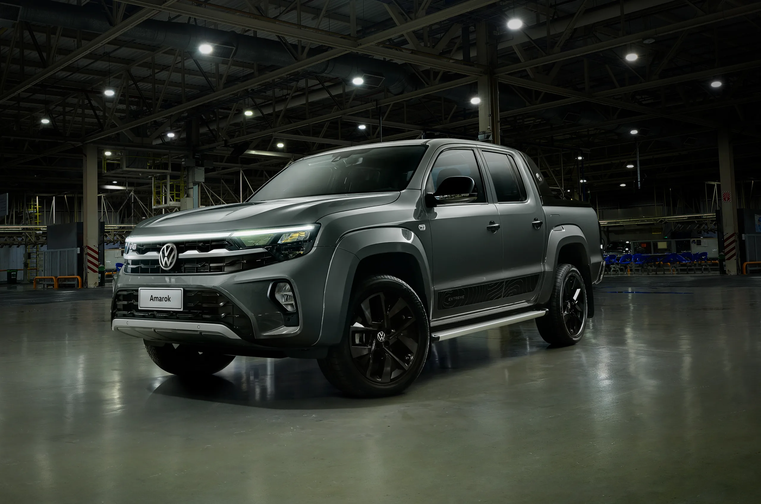 Nova Amarok será a terceira geração da picape média da Volkswagen, pioneira no uso do motor V6