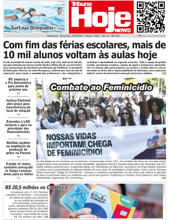 Tribuna Hoje | Edição 27/07/2024