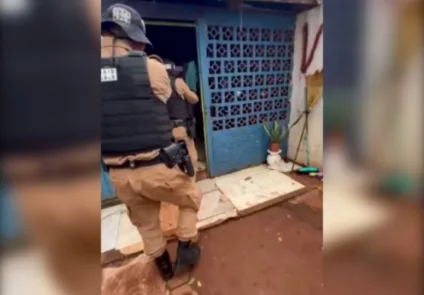 A ação policial aconteceu na manhã de hoje (30), em Vila Nova, no interior do município