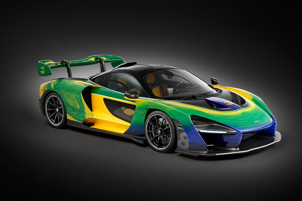 O impressionante McLaren Senna com as cores “Senna Sempre” será o centro das atenções na McLaren House, no Goodwood Festival
Crédito: Divulgação
