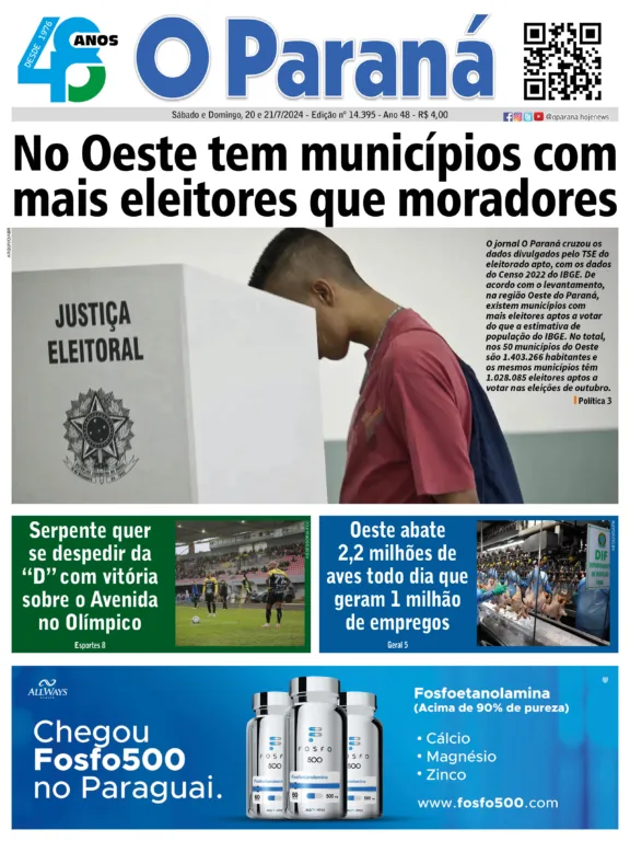 O Paraná | Edição 20/07/2024