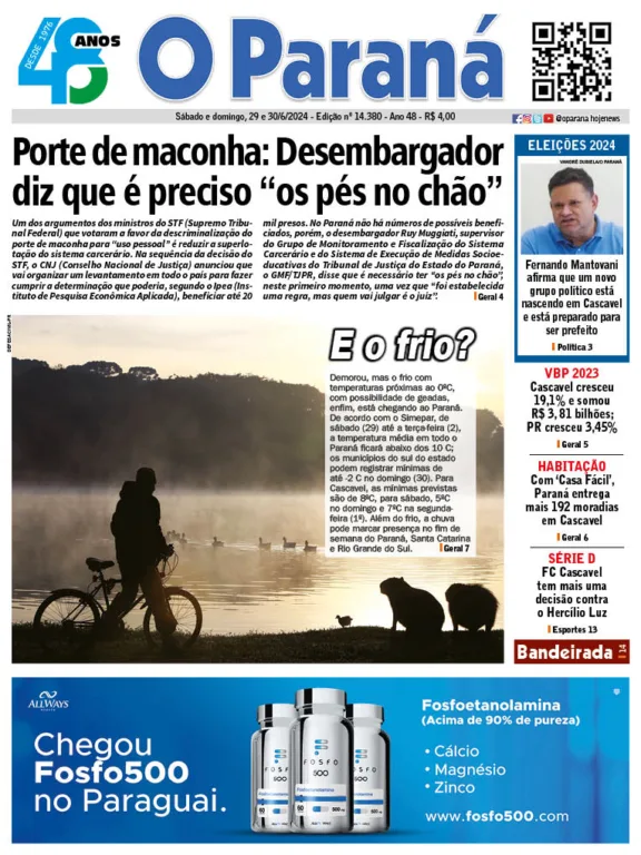 O Paraná | Edição 01/07/2024 O Paraná | Edição 01/07/2024