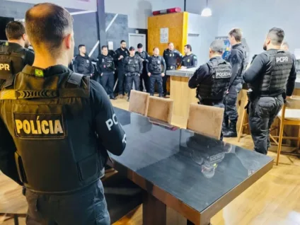 A Operação desencadeada pela 20ª Subdivisão Policial de Toledo (20ª SDP), contou com o apoio da Polícia Civil de Palotina. Foto: PCPR