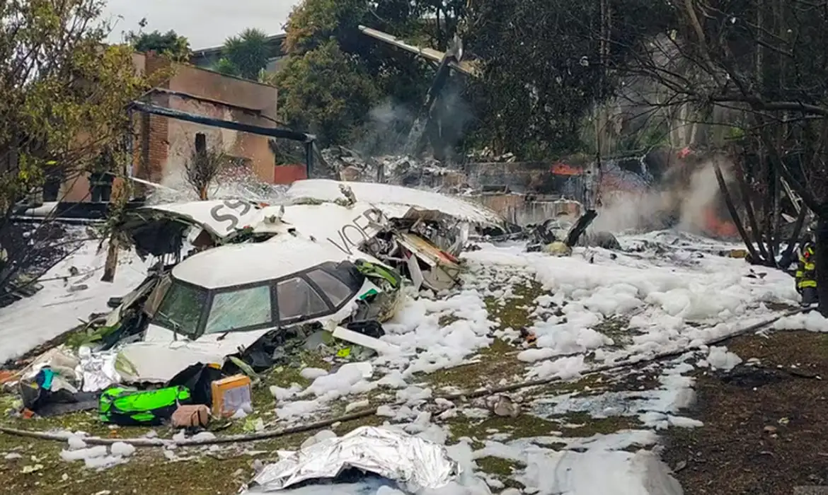 Aeronave caiu em Vinhedo (SP), causando a morte de 62 pessoas  - Foto: Divulgação