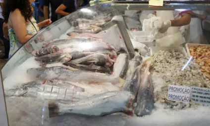 Setor promove ofertas de peixes e frutos do mar para aquecer as vendas - Foto: Fábio Rodrigues/ Agência Brasil Setor promove ofertas de peixes e frutos do mar para aquecer as vendas - Foto: Fábio Rodrigues/ Agência Brasil