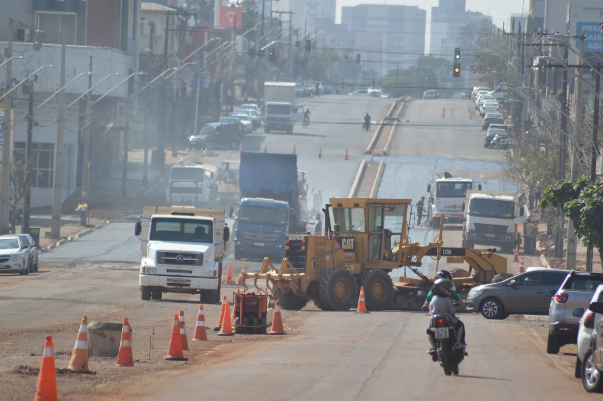 Atendendo um pedido dos moradores e comerciantes, uma alteração será feita no cruzamento da Avenida Jaime Duarte Leal. Foto: Paulo Alexandre/ O Paraná