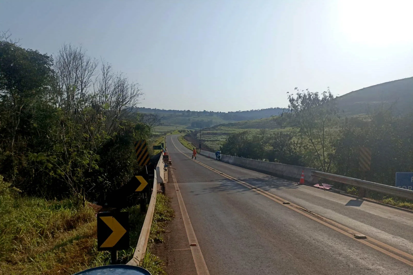 Ponte entre Boa Vista da Aparecida e Três Barras do Paraná recebe melhorias