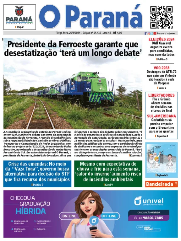 O Paraná | Edição 20/08/2024