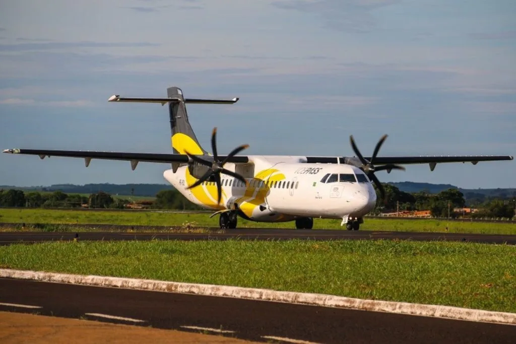 O ATR-72 que partiu de Cascavel no dia 9 de agosto, com destino a Guarulhos, caiu e tirou a vida de 62 pessoas. Foto: Divulgação/VoePass