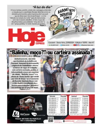 Hoje Express | Edição 29/08/2024