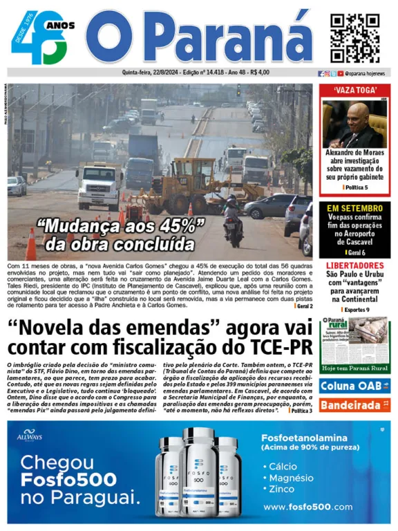 O Paraná | Edição 22/08/2024