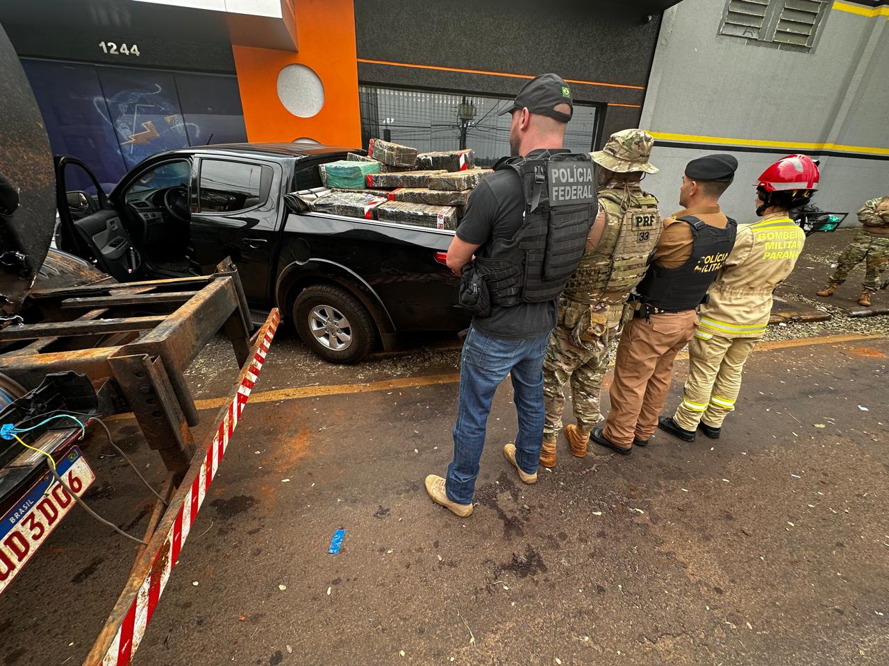 A operação contou com o apoio do helicóptero Falcão da Polícia Militar - Foto: Polícia Federal