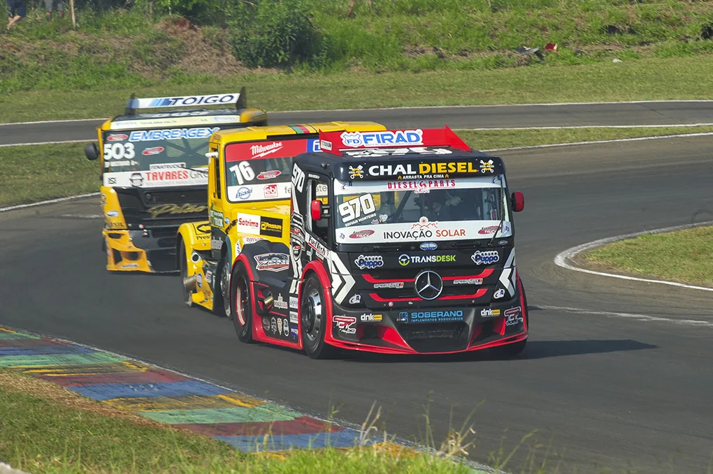 Edivan Monteiro salva um sétimo lugar na categoria GT Truck na 5ª etapa da Fórmula Truck, em Londrina. Foto: Tiago Soares