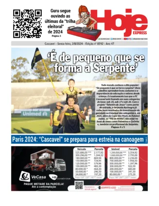 Hoje Express | Edição 15/08/2024