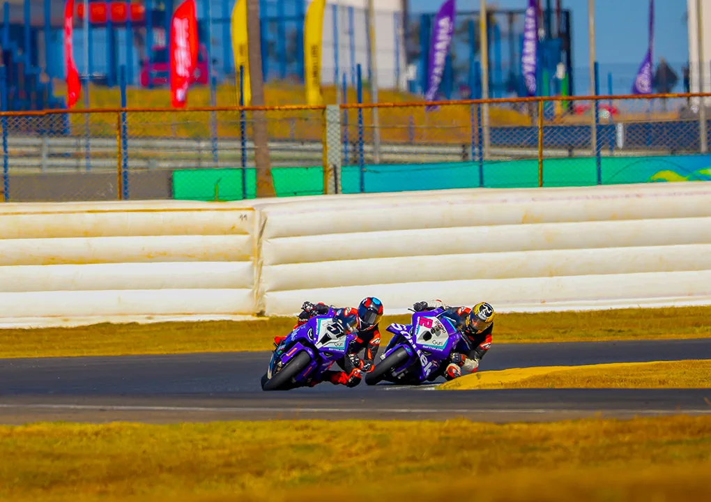 As barreiras de defensas de ar são utilizadas em todas as provas do Moto1000GP. Foto: Divulgação