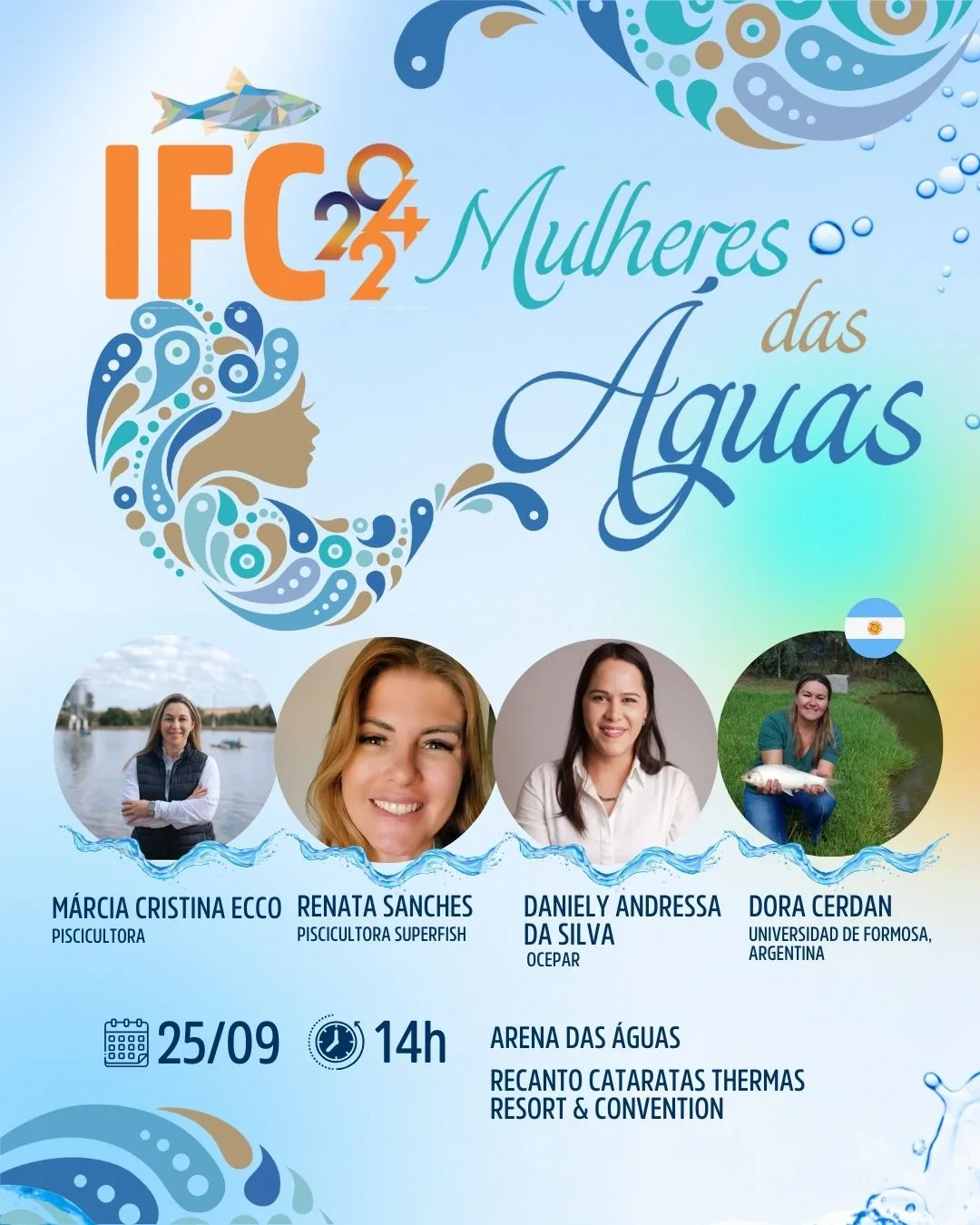 folder do evento mulheres das águas