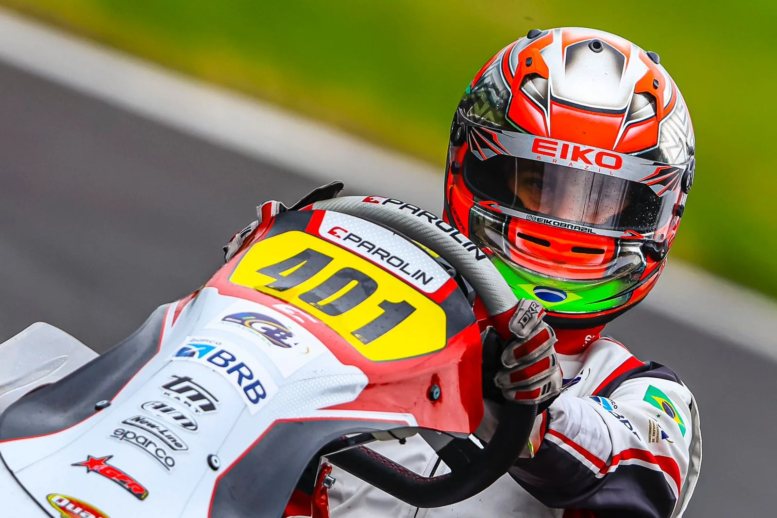 Heitor Farias conquistou o terceiro lugar da categoria OK N no Mundial de Kart, encerrado domingo, na Inglaterra. Foto: Divulgação