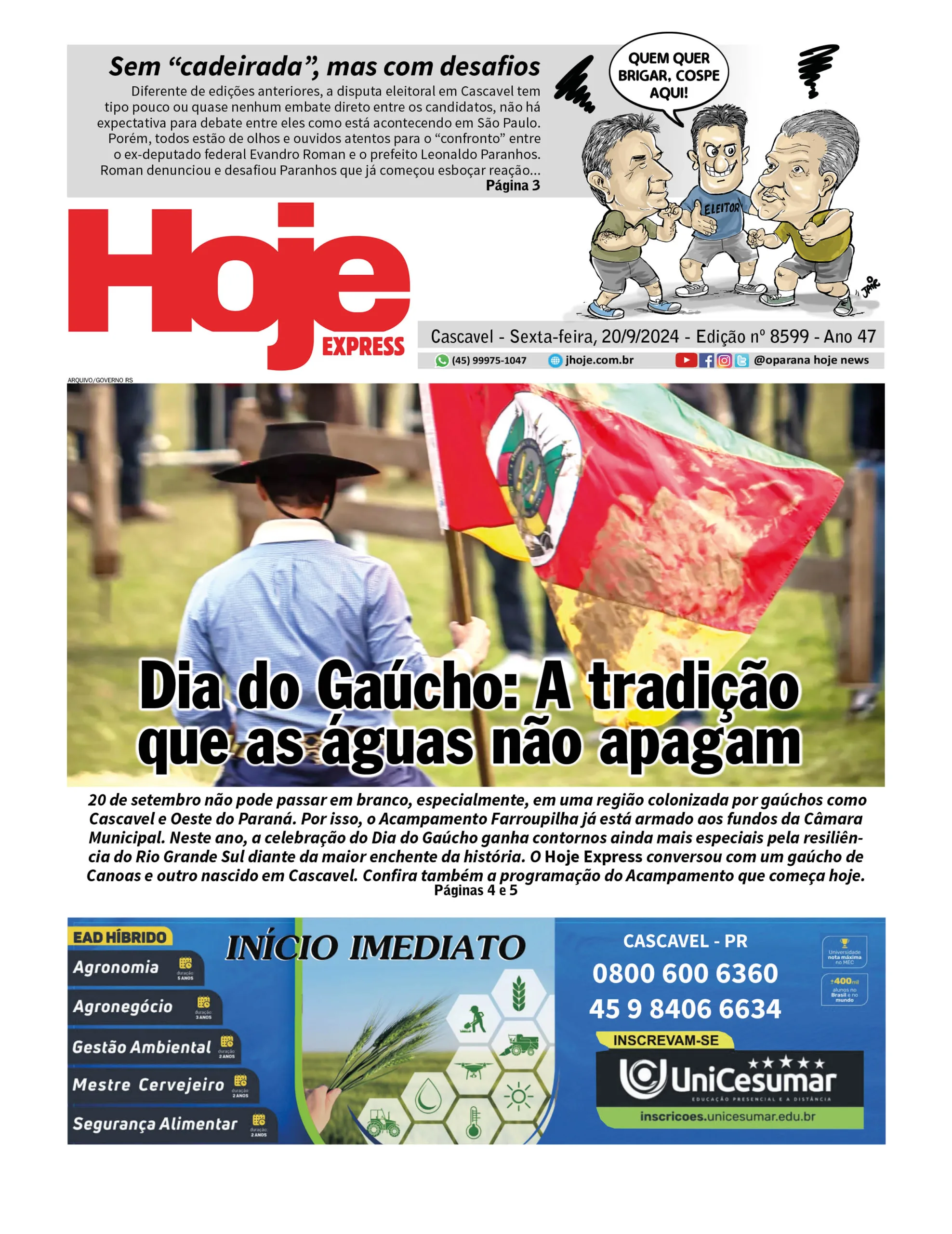 Hoje Express | Edição 26/09/2024