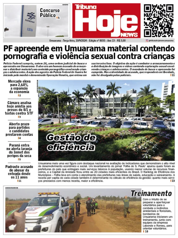 Tribuna Hoje | Edição 12/09/2024 Tribuna Hoje | Edição 12/09/2024
