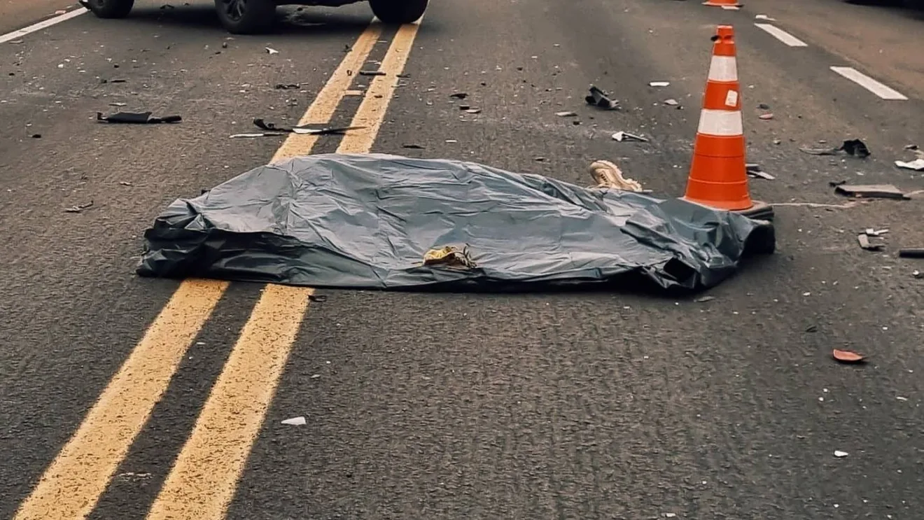 Vídeo mostra grave acidente que tirou a vida de motociclista na BR-277