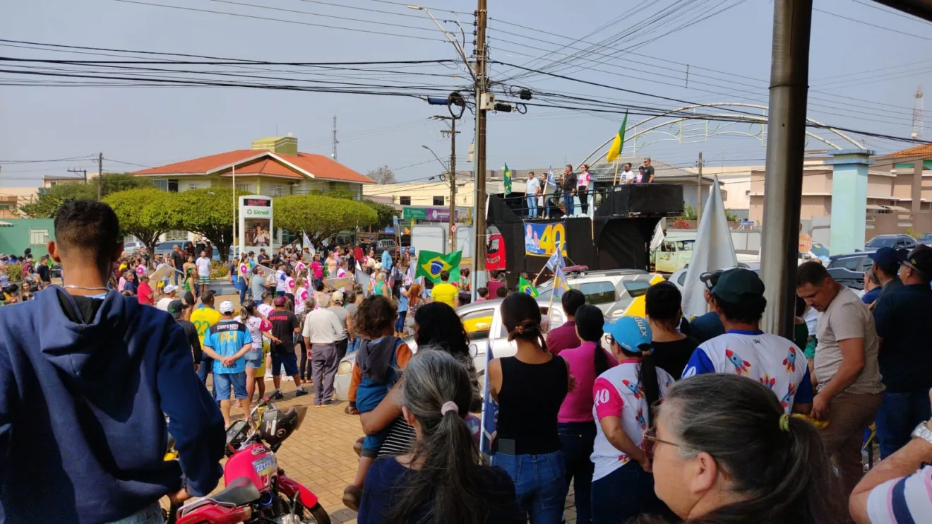 Carreata de Marcelo Picoli mobiliza Santa Tereza do Oeste no feriado de 7 de setembro