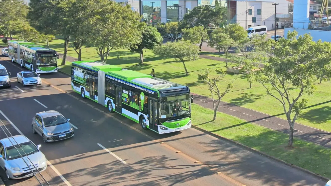 Com quase seis semanas com a nova frota operando, a “inauguração” foi no dia 5 de agosto, com investimento de cerca de R$ 42 milhões em 15 novos coletivos - Foto: Secom