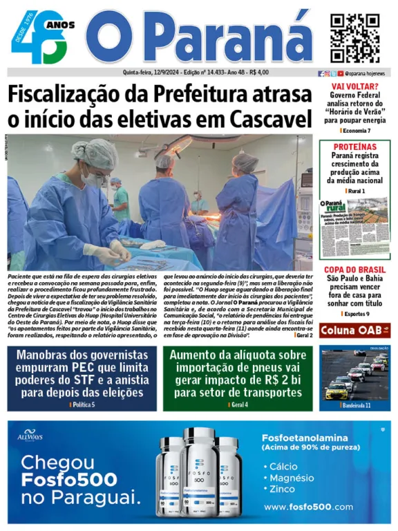 O Paraná | Edição 12/09/2024 O Paraná | Edição 12/09/2024