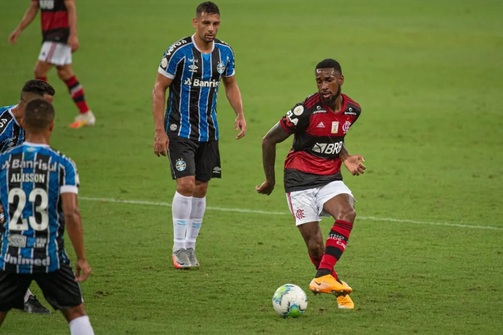 O tricolor gaúcho vem de empate diante da equipe do Bragantino, fora de casa, pelo Campeonato Brasileiro e ocupa a 14°  posição na tabela com 28 pontos - Foto: Alexandre Vidal/Flamengo
