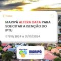 O prazo para solicitar a isenção do IPTU é do dia 07/10/2024 a 31/10/2024