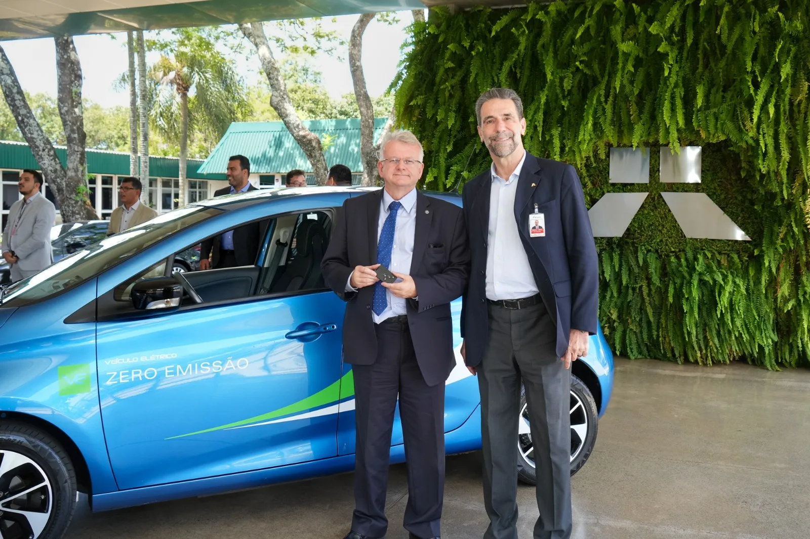 Presidente do TRE-PR, Sigurd Roberto Bengtsson e diretor-geral da Itaipu, Enio Verri. Foto: Itaipu