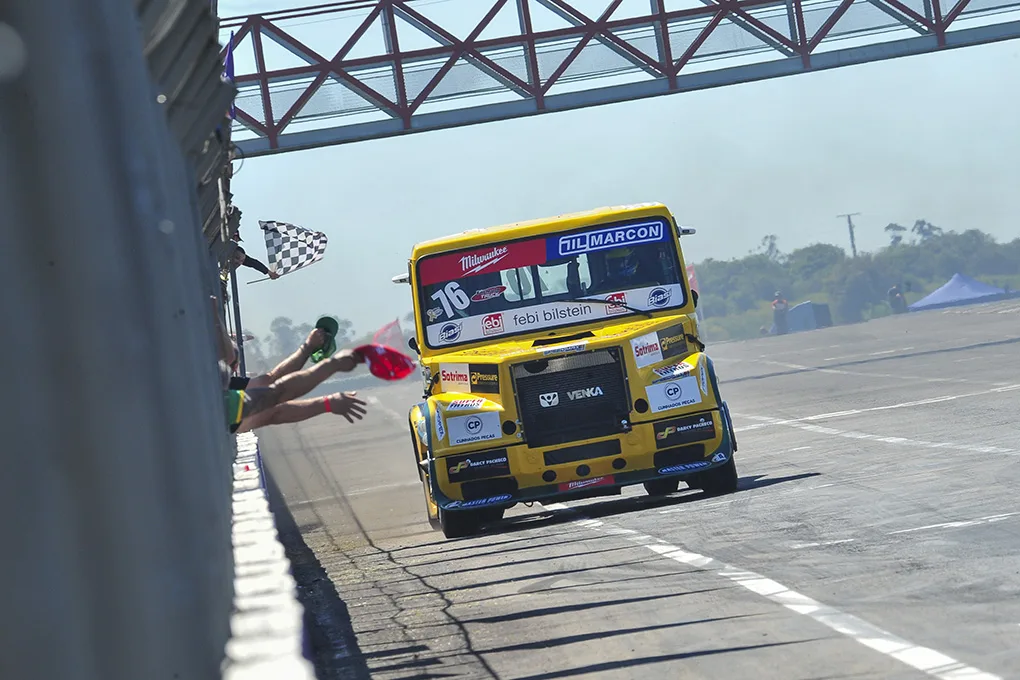 Na classificação extraoficial do Campeonato Interestadual, com a pole position a vitória em Rivera, Rafael Fleck somou 110 pontos. Foto: Tiago Soares