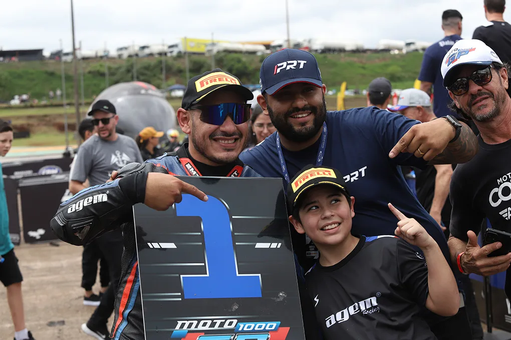 O argentino Ramiro Gandola venceu as duas corridas da categoria GP1000 no fim de semana e se sagrou campeão antecipado da temporada. Foto: Divulgação