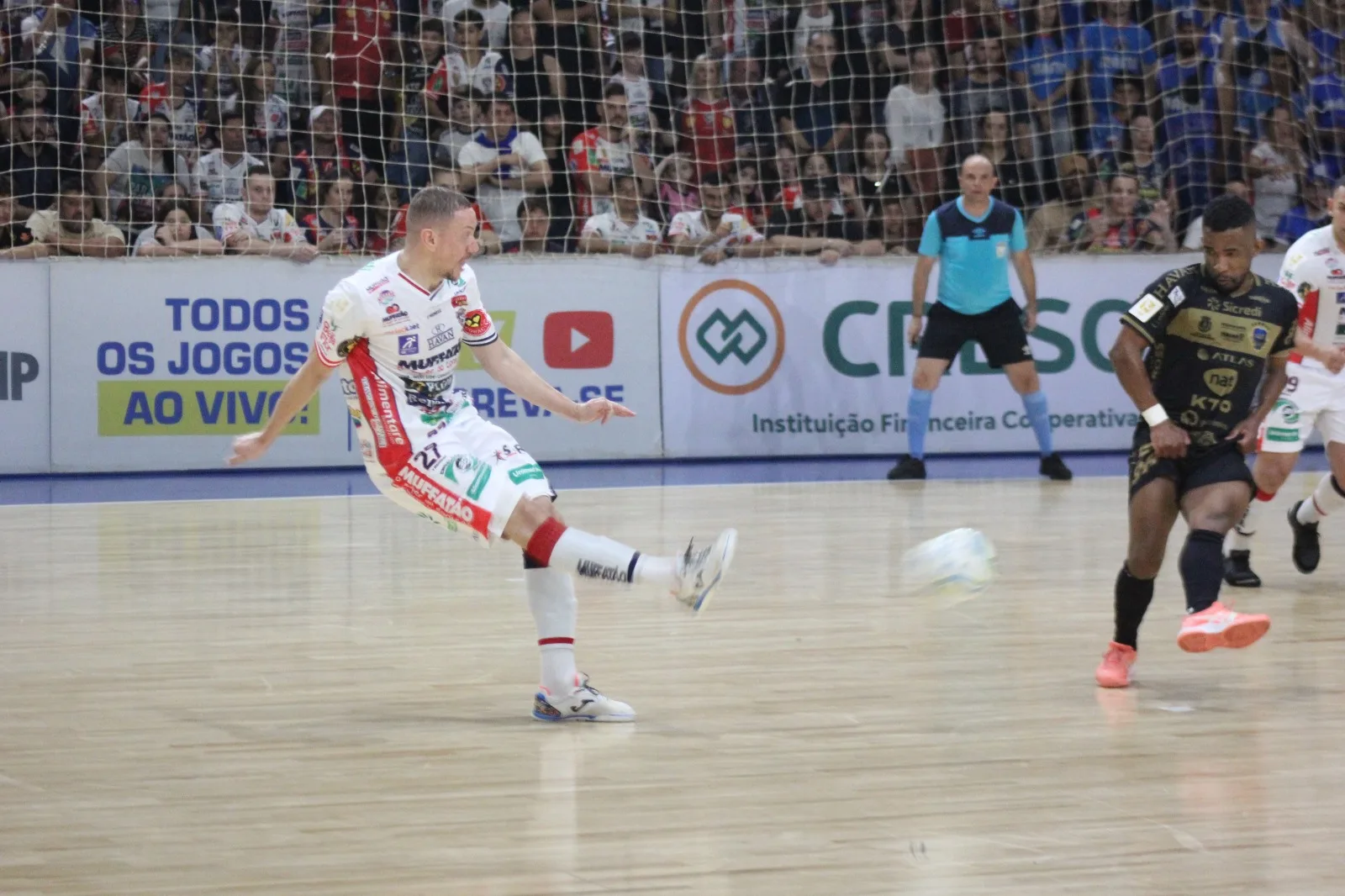 Decisão importante! Cascavel Futsal enfrenta o Pato Futsal em jogo de volta das oitavas de final da Liga Nacional de Futsal -Foto: Luciano Neves 