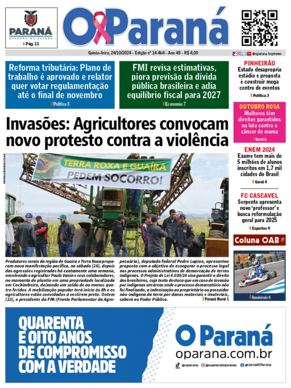 O Paraná | Edição 24/10/2024 O Paraná | Edição 24/10/2024