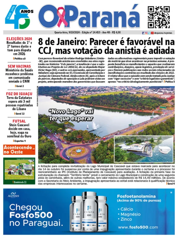 O Paraná | Edição 09/10/2024 O Paraná | Edição 09/10/2024