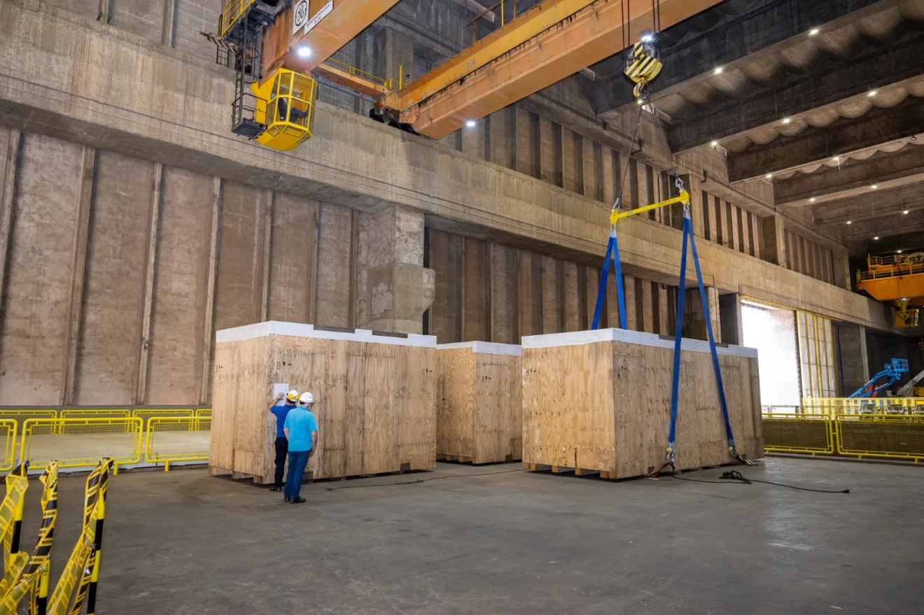 Saiba mais sobre os Conversores Estáticos de Frequência da Itaipu, parte do sistema inovador de conversão de energia entre os setores de 50 Hz e 60 Hz da Usina - Foto: Itaipu