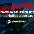 Último dia! Inscreva-se até as 18h e concorra a vagas no Concurso Público da Sanepar 2024. Salários a partir de R$ 2.256,24 - Foto: Sanepar 