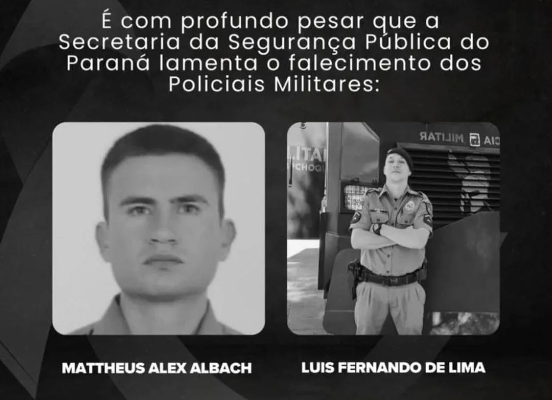 SESP-PR lamenta a morte dos policiais militares em grave acidente