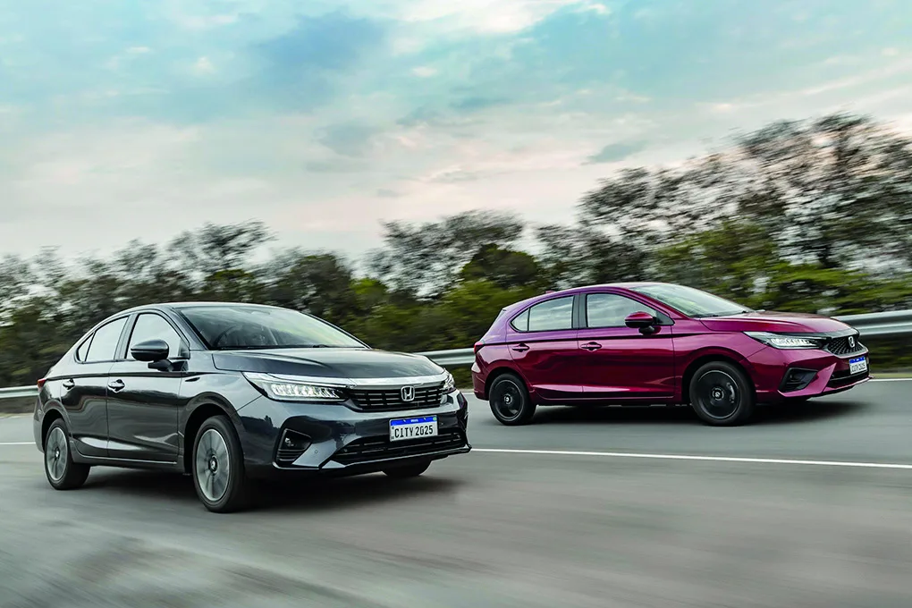 Descubra o novo Honda New City Sedã e Hatchback com design moderno, alta tecnologia e premiada qualidade Honda - Foto: Divulgação