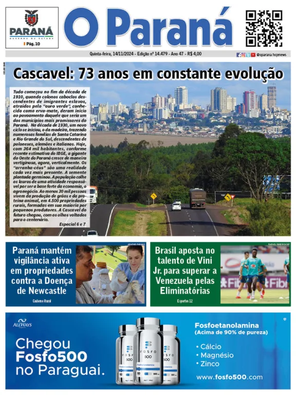 O Paraná | Edição 18/11/2024
