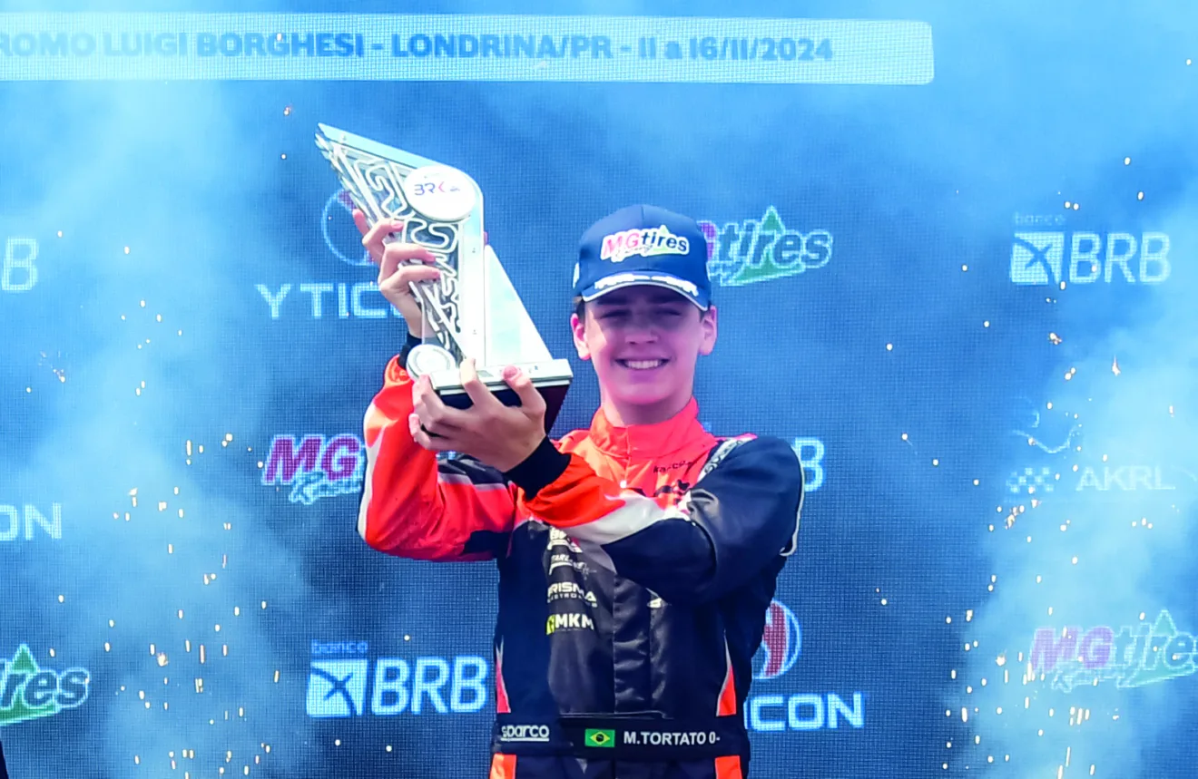 Marcelo Tortato: a promessa do kartismo brasileiro. Conquistas no Campeonato Sul-Americano e no Brasileiro pela categoria Júnior - Foto: Eni Alves