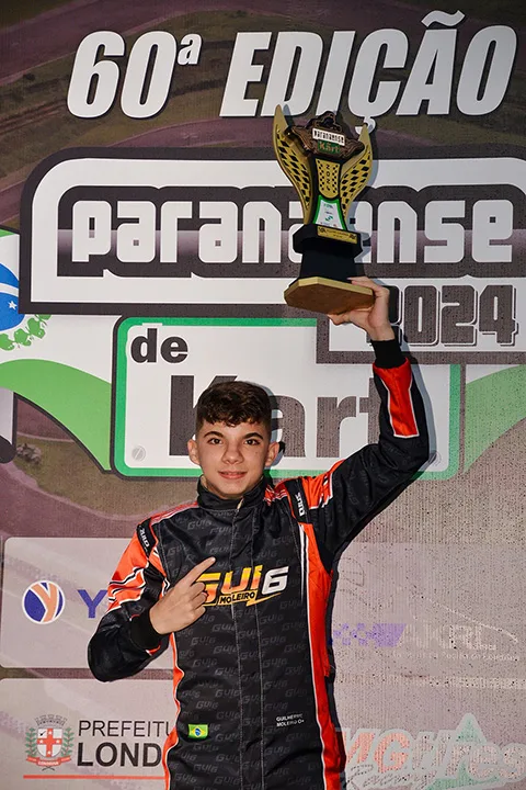 Conheça a trajetória de Guilherme Moleiro, piloto de sucesso em Rolândia, campeão Paranaense e Open do Brasileiro - Foto: Eni Alves/Divulgação