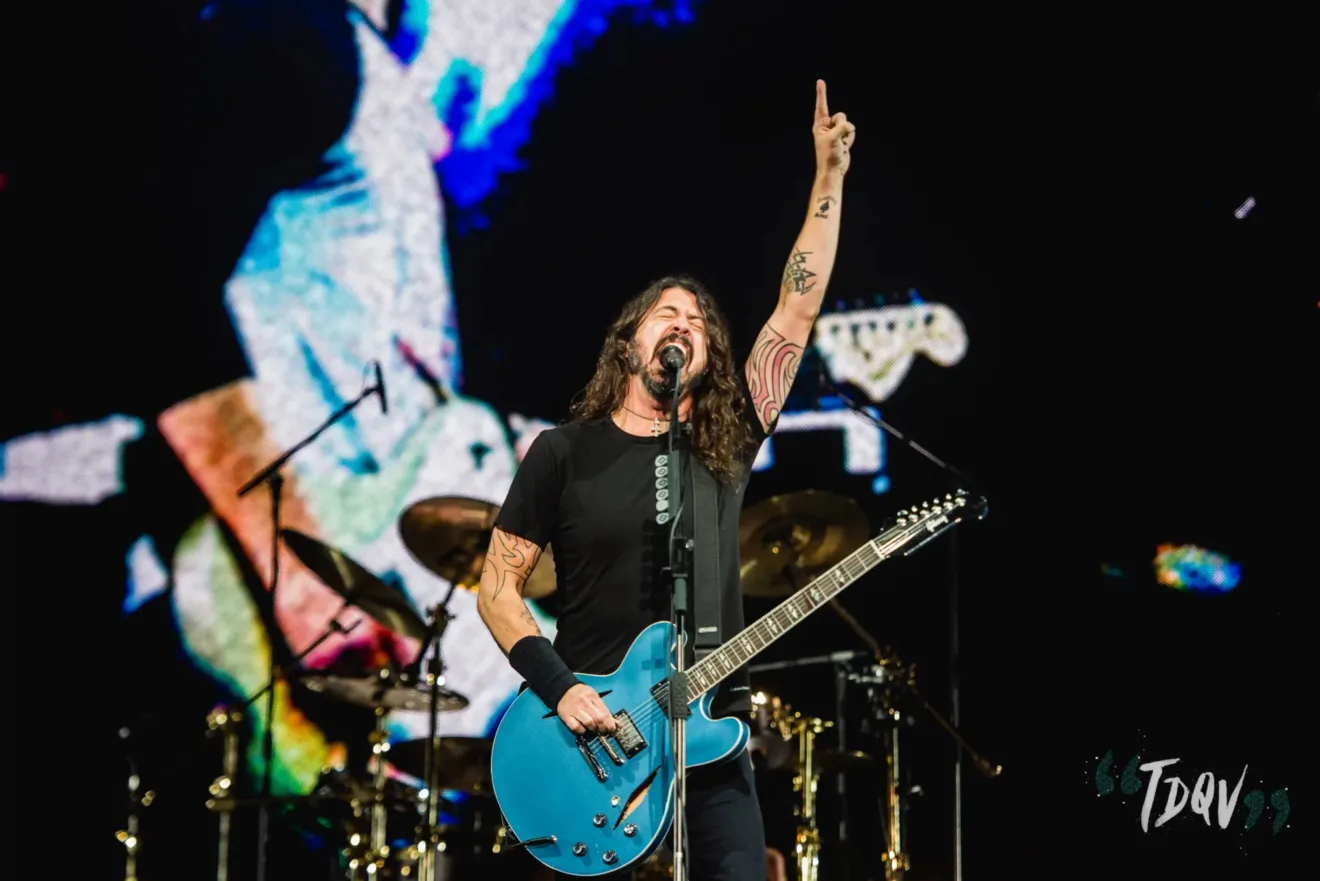 Foo Fighters na foto registrada por Vinícius Grosbelli Foo Fighters na foto registrada por Vinícius Grosbelli