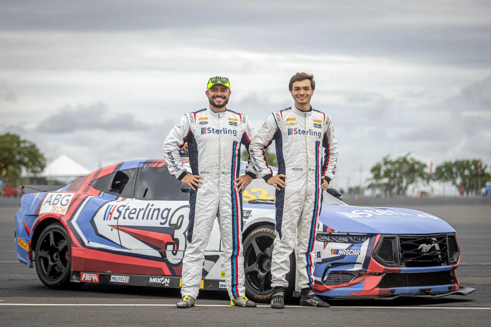 Thiago Lopes celebra melhor resultado na Nascar Brasil