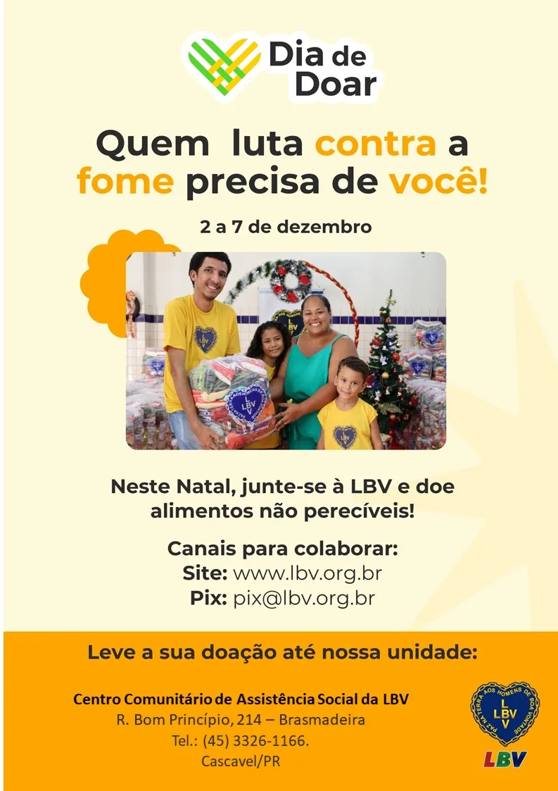 Foto: Divulgação LBV