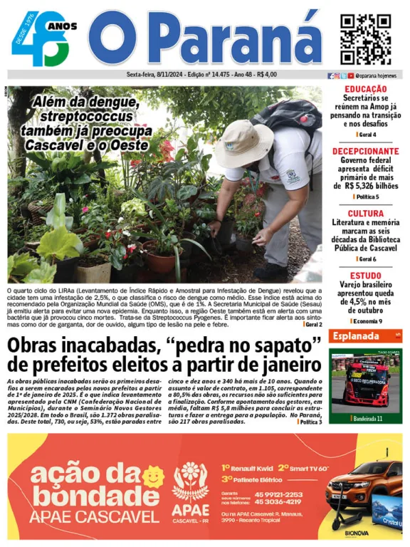 O Paraná | Edição 08/11/2024 O Paraná | Edição 08/11/2024