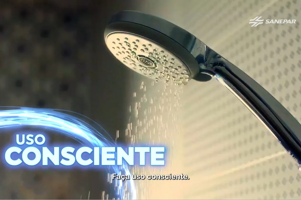 Sanepar lança campanha de conscientização sobre crise climática e uso consciente da água. Saiba mais! - Foto: Sanepar 