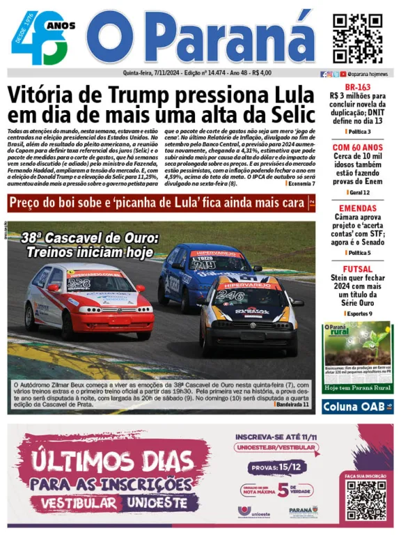 O Paraná | Edição 07/11/2024 O Paraná | Edição 07/11/2024